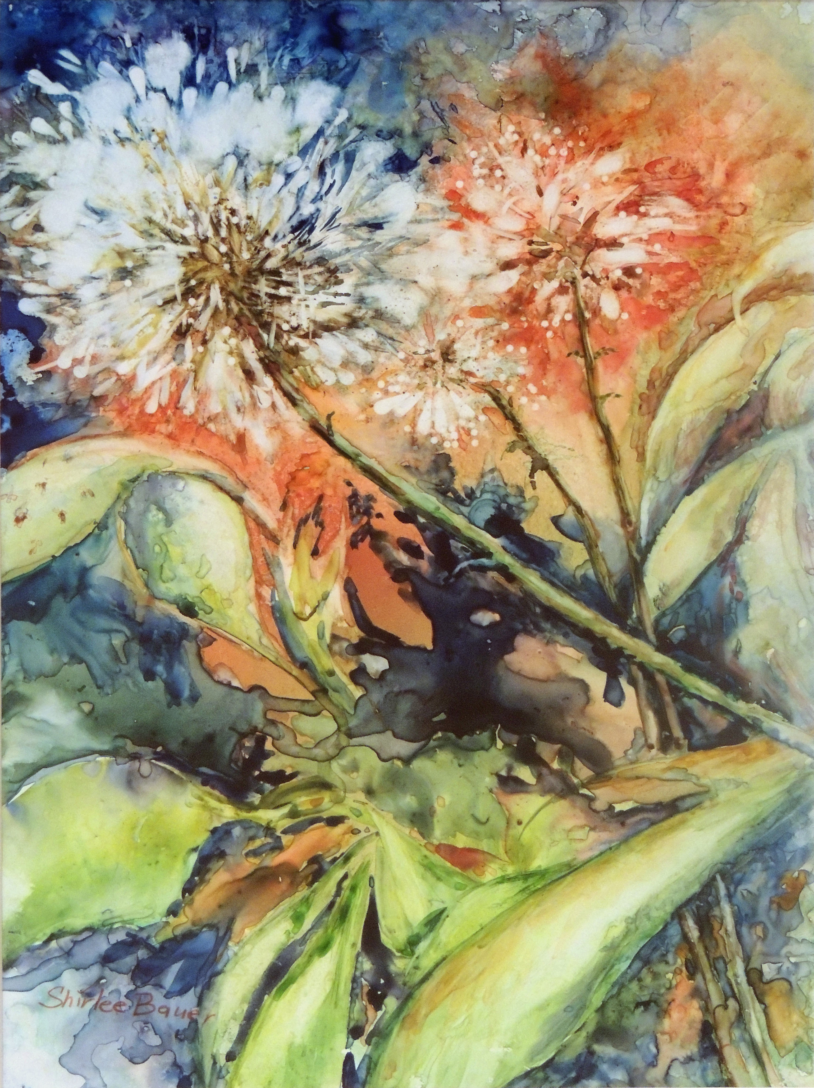 Milkweed Storm Watercolor print-